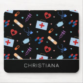 Gepersonaliseerde RN-verpleegster | Arts Medisch P Muismat (Voorkant)