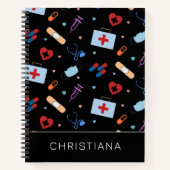 Gepersonaliseerde RN-verpleegster | Arts Medisch P Notitieboek (Voorkant)