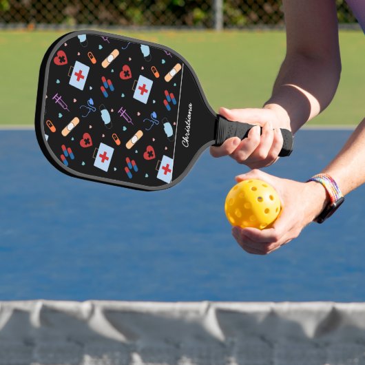 Gepersonaliseerde RN-verpleegster | Arts Medisch P Pickleball Paddle (Insitu)