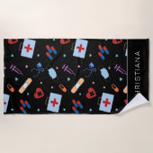 Gepersonaliseerde RN-verpleegster | Arts Medisch P Strandlaken (Voorkant)