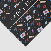 Gepersonaliseerde RN-verpleegster | Arts Medisch P Tissuepapier (Detail)