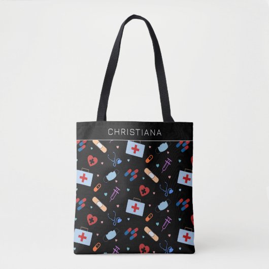Gepersonaliseerde RN-verpleegster | Arts Medisch P Tote Bag (Voorkant)