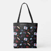 Gepersonaliseerde RN-verpleegster | Arts Medisch P Tote Bag (Achterkant)