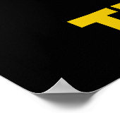 Gepersonaliseerde Robot Birthday Boy Poster (Hoek)