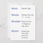 Gepersonaliseerde Robot Birthday for Boy Kaart (Achterkant)