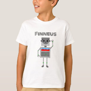 Gepersonaliseerde robot Thleed T-shirt