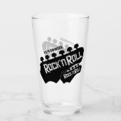 Gepersonaliseerde rock & roll glas (Voorkant)