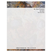 Gepersonaliseerde Rock-structuur met retouradres