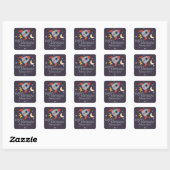 Gepersonaliseerde Rocket Kids Verjaardag Stickers  (Vel)