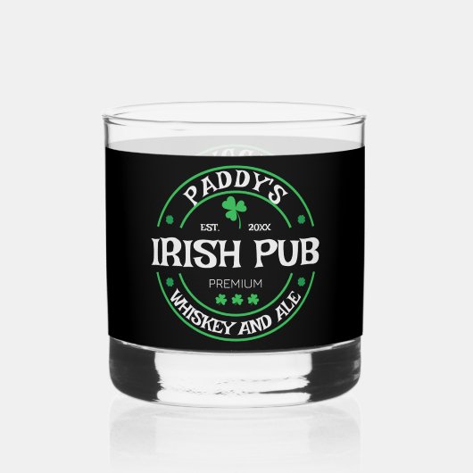 Gepersonaliseerde Rocks Glass Whisky Glas (Achterkant)