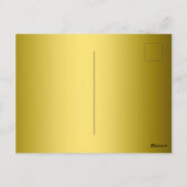 Gepersonaliseerde  rode en gele rozen briefkaart (Achterkant)