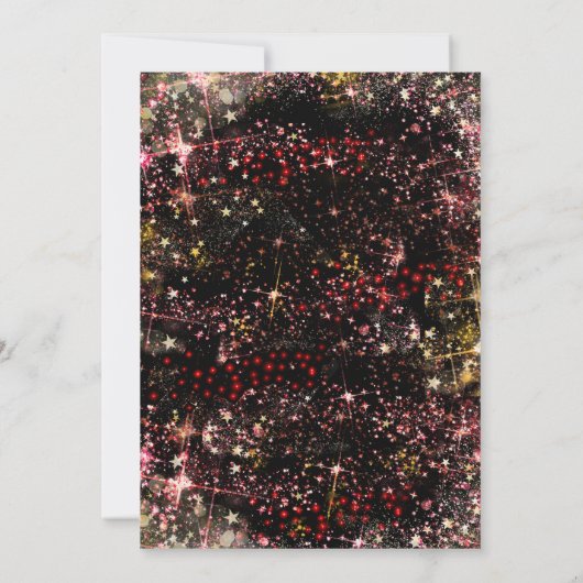 Gepersonaliseerde rode gouden sneaker bal verjaard kaart (Achterkant)