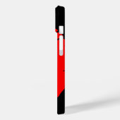 Gepersonaliseerde rode lippen Case-Mate iPhone case (Achterkant / Links)