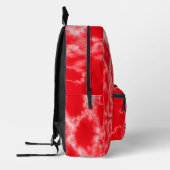 Gepersonaliseerde rode stropdas kleurstof bedrukte rugzak (Links)