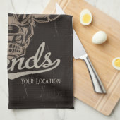 Gepersonaliseerde Rodeo Old West Steer Roping Lege Theedoek (Quarter Fold)