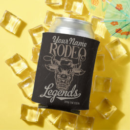 Gepersonaliseerde Rodeo Old West Stierentouwen Leg Blikjeskoeler