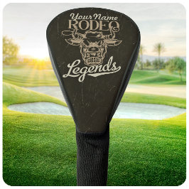 Gepersonaliseerde Rodeo Old West Stierentouwen Leg Golfheadcover