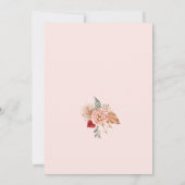 Gepersonaliseerde Romance van B&W Baby shower Kaart (Achterkant)