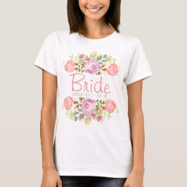 Gepersonaliseerde romantische bloemen t-shirt