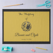 Gepersonaliseerde romantische bruiloft 20 "x 30" tissuepapier (Craft)
