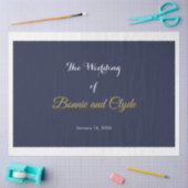 Gepersonaliseerde romantische bruiloft 20 "x 30" tissuepapier (Craft)