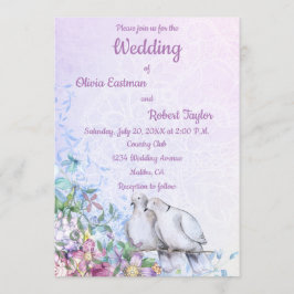 Gepersonaliseerde romantische bruiloft met witte d kaart