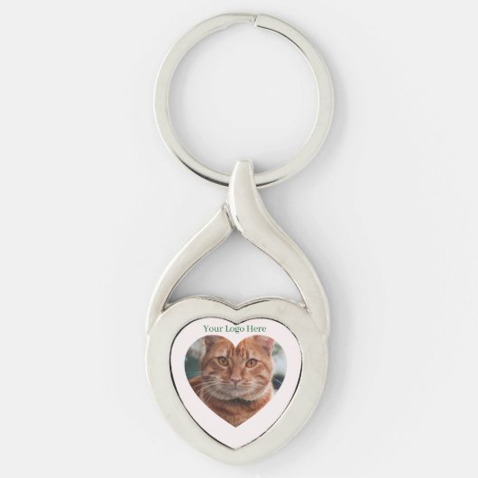 Gepersonaliseerde romantische foto keyring sleutelhanger (Voorkant)