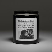 Gepersonaliseerde Romantische Foto | Liefdesverhaa Vierkante Sticker