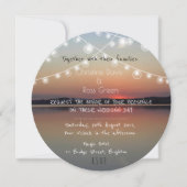 Gepersonaliseerde romantische Lake bruiloft uitnod Kaart (Voorkant)