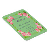 Gepersonaliseerde  romantische rozen magneet (Rechterzijde)