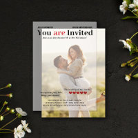 Gepersonaliseerde Romcom Poster bruiloft overlay