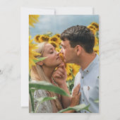 Gepersonaliseerde Romcom Poster Foto Sla de datum Save The Date (Achterkant)