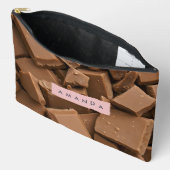 Gepersonaliseerde romige melkchocolade stukjes etui (Open)