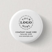 Gepersonaliseerde ronde Button – Voeg Jouw tekst e (Voorkant)