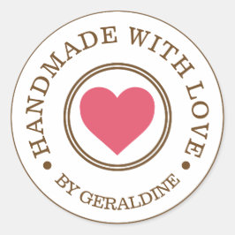 Gepersonaliseerde ronde Stickers