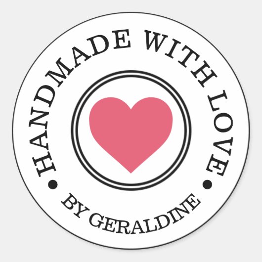 Gepersonaliseerde ronde Stickers (Voorkant)