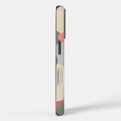 Gepersonaliseerde rood-groene moleculen iPhone cas Case-Mate iPhone Case (Achterkant / Rechts)