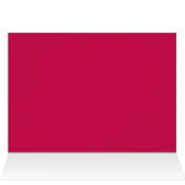 Gepersonaliseerde rood vilt hart Moederdag Kaart (Binnen Horizontaal (Boven))