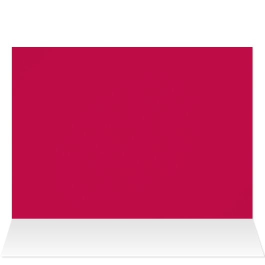 Gepersonaliseerde rood vilt hart Moederdag Kaart (Binnen Horizontaal (Boven))