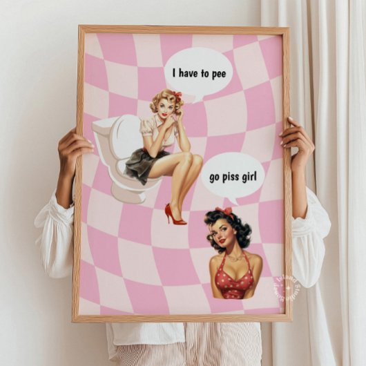 Gepersonaliseerde Roomates Badkamer Print College 