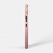 Gepersonaliseerde Roos Gold Glitter Aangepaste Tek Samsung Galaxy Hoesje (Rechterkant)