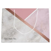 Gepersonaliseerde Roos Gold Grote Giftbag Large Cadeautasje (Voorkant)