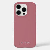 Gepersonaliseerde Roos Gold: iPhone Case met Custo (Achterkant)