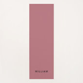 Gepersonaliseerde Roos Gold & Monogram Naam Yoga M Yogamat (Voorkant)