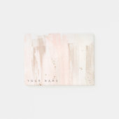 Gepersonaliseerde Roos Gold Splash Effect Post It  Post-it® Notes (Voorkant)