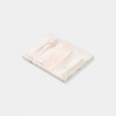 Gepersonaliseerde Roos Gold Splash Effect Post It  Post-it® Notes (Schuin)