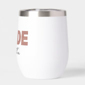 Gepersonaliseerde Roos gouden bruid naam (Achterkant)