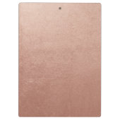 Gepersonaliseerde Roos goudfolie Toon Klembord (Achterkant)