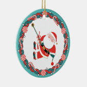 Gepersonaliseerde rotbeklimming-vakantie-cadeau keramisch ornament (Rechts)