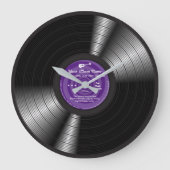 Gepersonaliseerde rots rond de Clock LP Grote Klok (Voorkant)